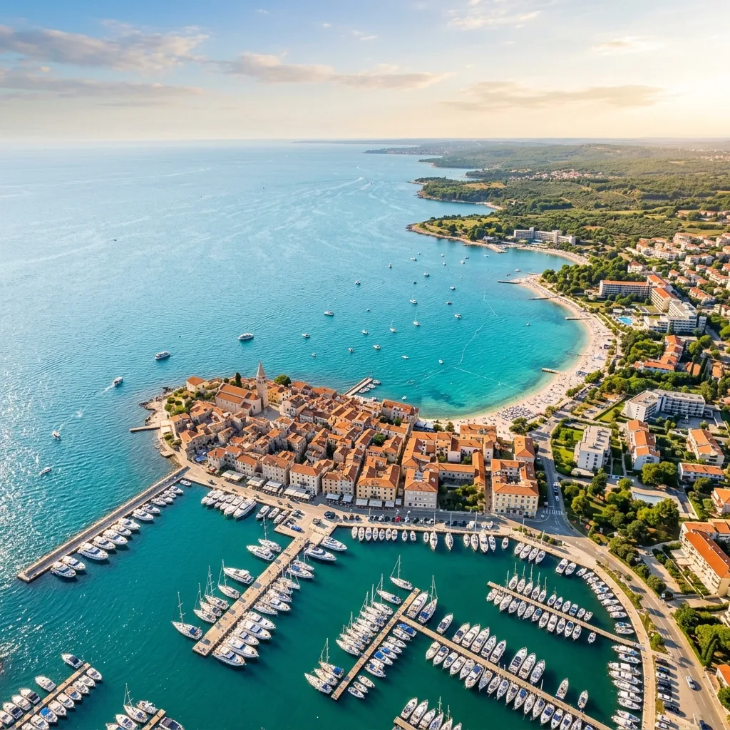 Umag — najsevernija destinacija Hrvatske, samo 8 km od slovenačke granice, ATP Croatia Open kompleks Stella Maris